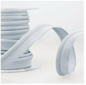 Simple passepoil blanc 519 C01 8mm 100%polyester le mètre 519C01