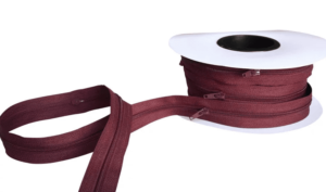 Rouleau de fermeture à glissière 5mm bordeaux foncé173 25m H88931