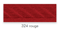 Galon plat 14mm 42045 rouge 324