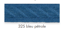 Galon plat 14mm 42045 pétrole 325