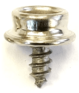 Partie mâle du bouton pression, avec vis cruciforme sertie G4712 3/8C 100 pièces
