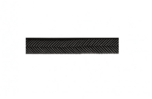 Double passepoil chevron 9mm au mètre col 38 GRIS 517