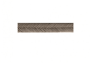 Double passepoil chevron 9mm au mètre col 45 BEIGE 517