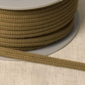 Double passepoil 518 marron clair C245 9mm 100%polyester le mètre 518c245