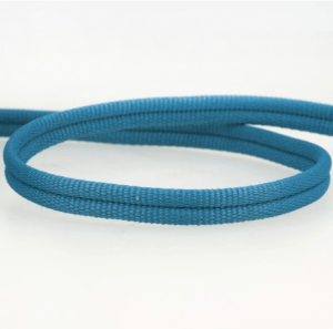 Double passepoil 518 bleu canard C26 9mm 100%polyester le mètre