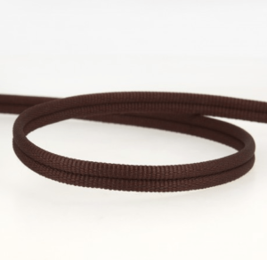 Double passepoil 518 Marron C61 9mm 100%polyester le mètre