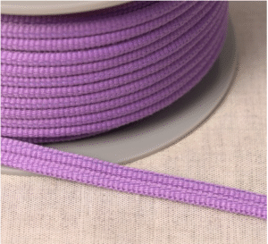 Double passepoil 518 Parme C88 9mm 100%polyester le mètre