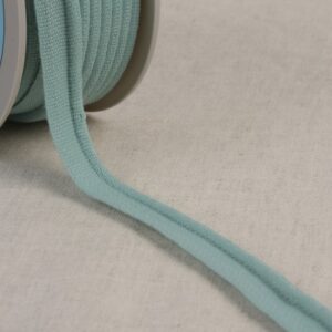 Simple passepoil 519 VERT BLEU C101 9mm 100%polyester le mètre 519C101
