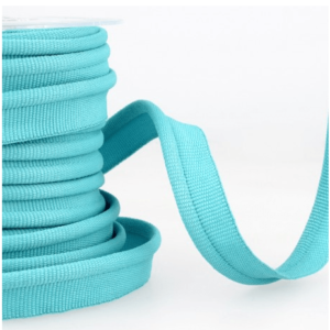 Simple passepoil turquoise 519 C20 8mm 100%polyester le mètre 519C20
