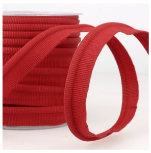 Simple passepoil bordeau 519 C72 8mm 100%polyester le mètre 519C72