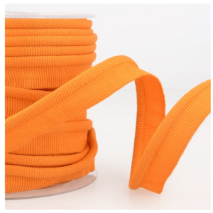 Simple passepoil orange 519 C83 8mm 100%polyester le mètre 519C83