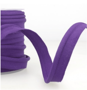 Simple passepoil violet 519 C90 8mm 100%polyester le mètre 519C90