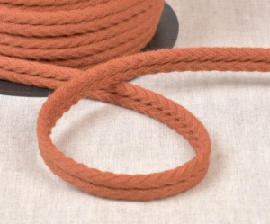Double passepoil chevron 550 rouille C46 10mm 100% coton le mètre