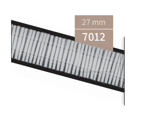 Ruflette multipoches 27mm au mètre 7012/BC2/ML