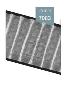 Ruflette multipoches transparente 75mm 50 mètres 7083/AB