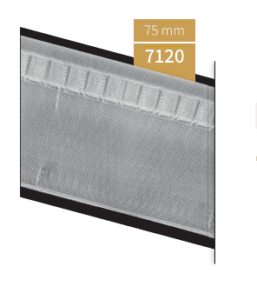 Ruban vague wave 75mm 100m 7120