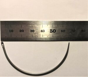 Carrelet courbe 100mm - Chas côté G959-100
