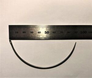 Carrelet courbe 125mm - Chas côté G959-125