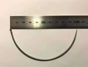 Carrelet courbe 150mm - Chas côté G959-150