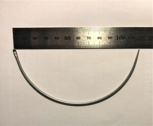 Carrelet courbe 175mm - Chas côté G959-175