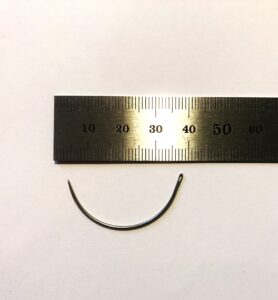 Carrelet courbe 50mm - Chas côté G959-50