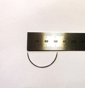Carrelet courbe 48 mm - Chas intérieur G960-48
