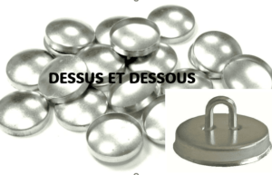 BOUTONS 13MM A COUDRE 100PCS DESSUS DESSOUS TAILLE 22 GWWE22-5 WSHRR22-5