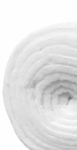 Ouate coton de rembourrage blanche 600gr/m², largeur 120cm, au mètre OCOTML