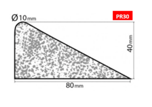 Bourrelet profilé mousse PR30 – 2m