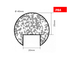 Bourrelet profilé mousse PR4 – 2m