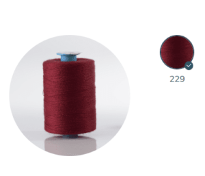 ZX 75-229 LITCHI FIL À COUDRE 100% POLYESTER TRÈS RÉSISTANT bobine 1000m