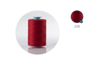 ZX 35-235 ROUGE FIL À COUDRE 100% POLYESTER TRÈS RÉSISTANT bobine 500m