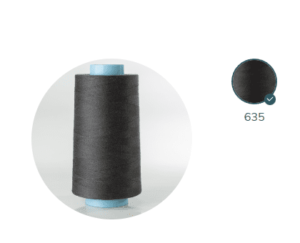 ZX 35 - 635 ACIER FIL À COUDRE 100% POLYESTER TRÈS RÉSISTANT bobine 500m