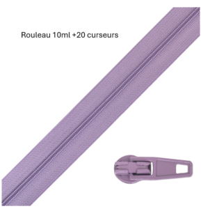 Rouleau Fermeture 10ml en 4mm violet N3-862