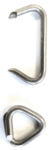 agrafes nez de porc / cochon 20 mm 100 pièces osborne GW1442-5100PCS