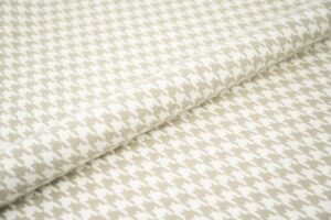 Petit BEIGE laize 143cm effet mohair pied de poule 214.03 100000 tours